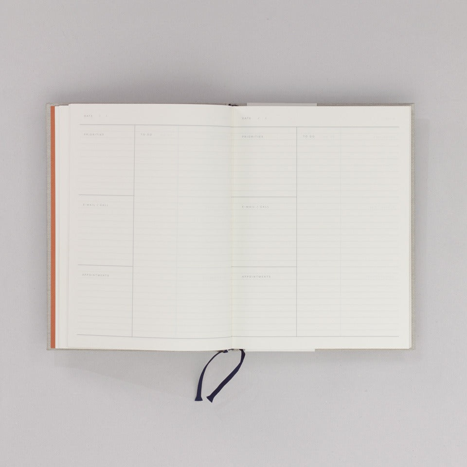 Notem Even Work Journal Arbeitsbuch groß grau – Notizbuch