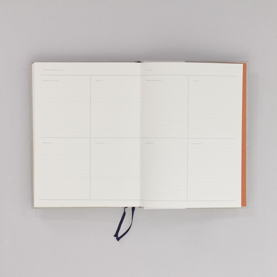 Arbeitsbuch groß grau Notem / Even Work Journal