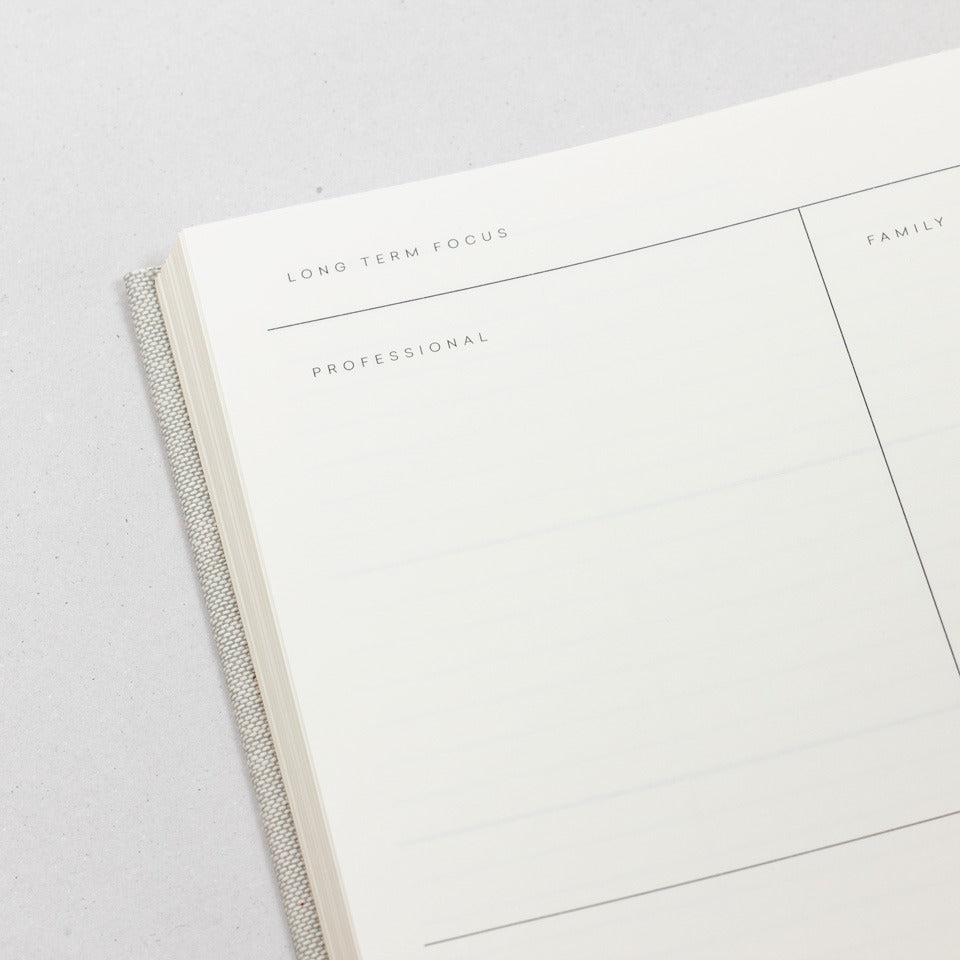 Notem Even Work Journal Arbeitsbuch groß grau – Notizbuch
