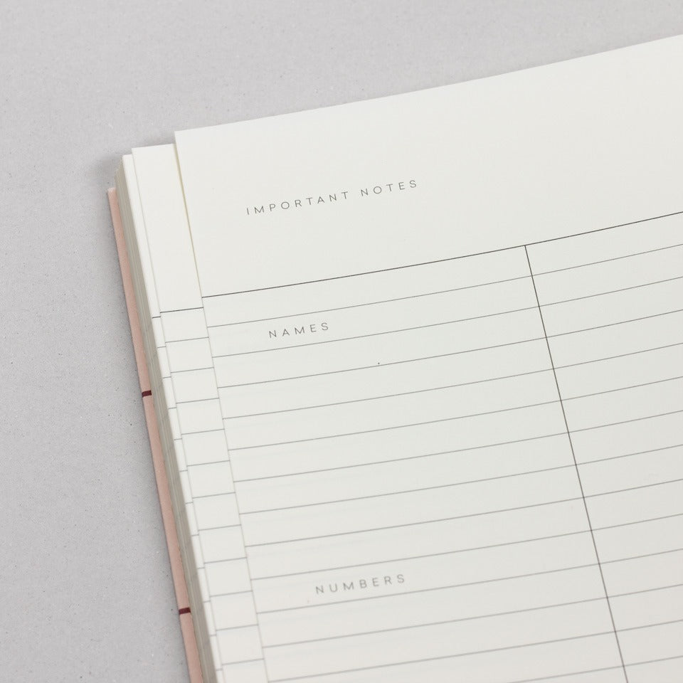 Notem Uma Notebook L Notizbuch groß orange – Notizbuch