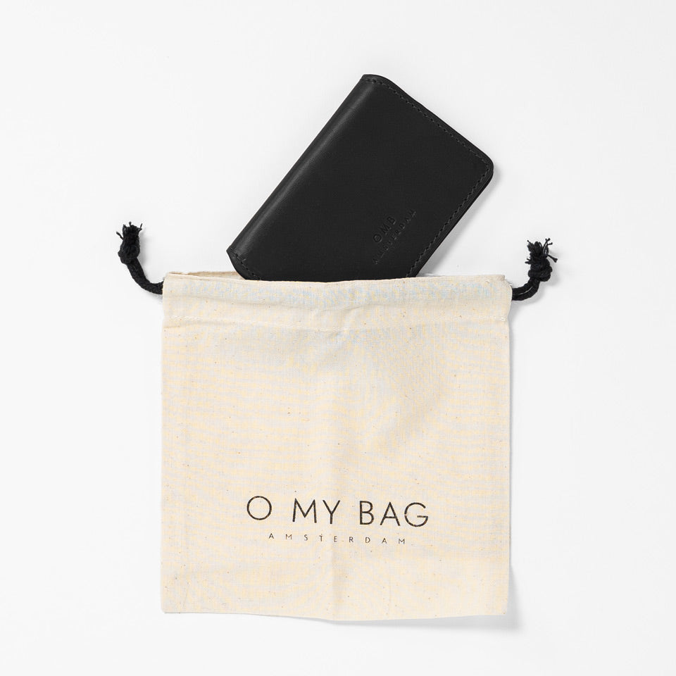 o my bag Visitenkartenetui Leder schwarz – Geldbeutel & Visitenkartenetuis