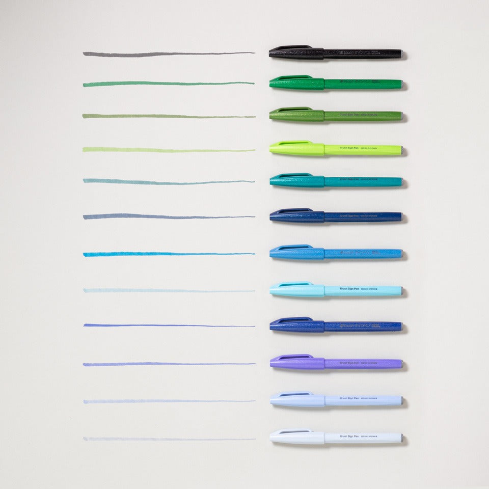 Pentel Brush Sign Pen Pinselstift – Filzstifte/Fineliner