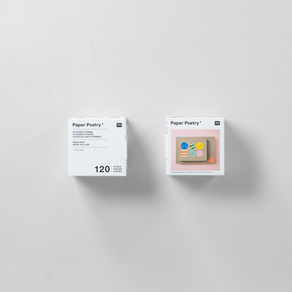 Rico Sticker auf Rolle Happy Birthday Formen – Sticky Notes & Sticker