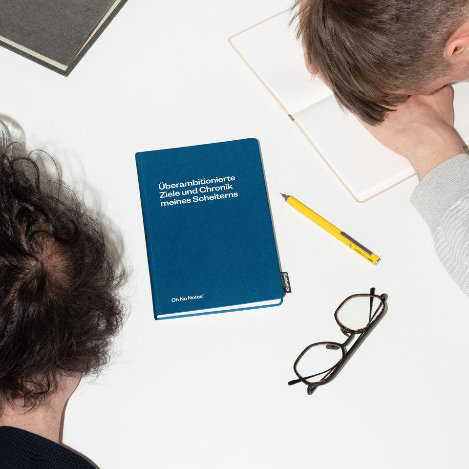 Schlechte Karten Oh No Notes Notizbuch dunkelblau – Notizbücher & Hefte