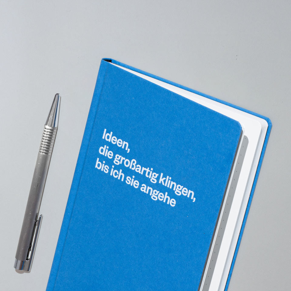 Schlechte Karten Oh No Notes Notizbuch hellblau – Notizbücher & Hefte