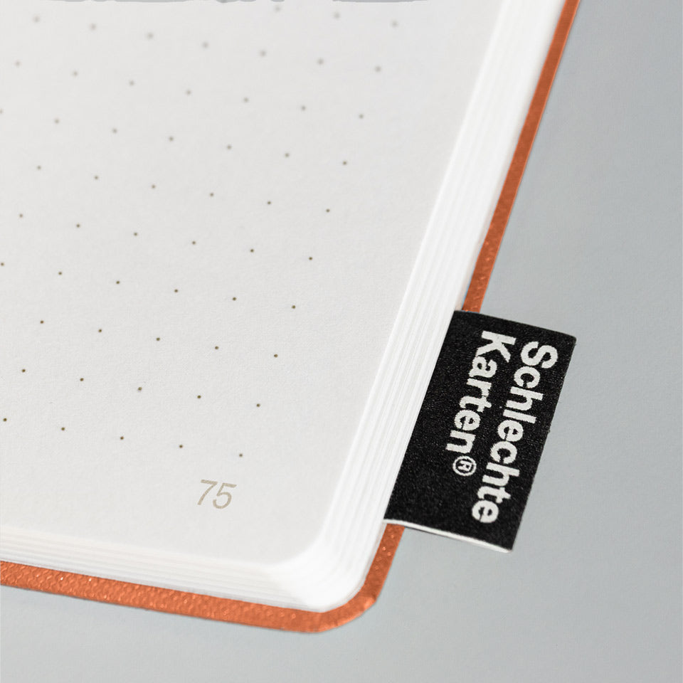 Schlechte Karten Oh No Notes Notizbuch orange – Notizbücher & Hefte