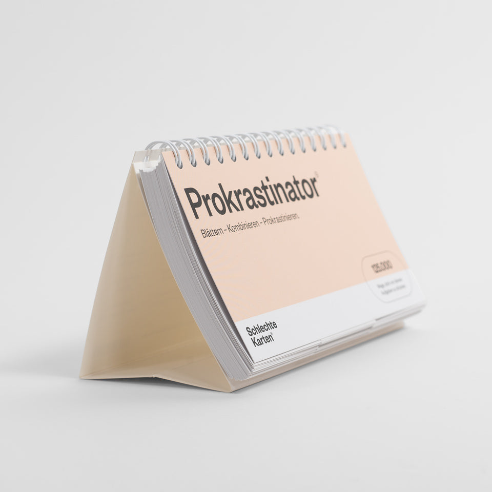 Schlechte Karten Der Prokrastinator – Tischkalender