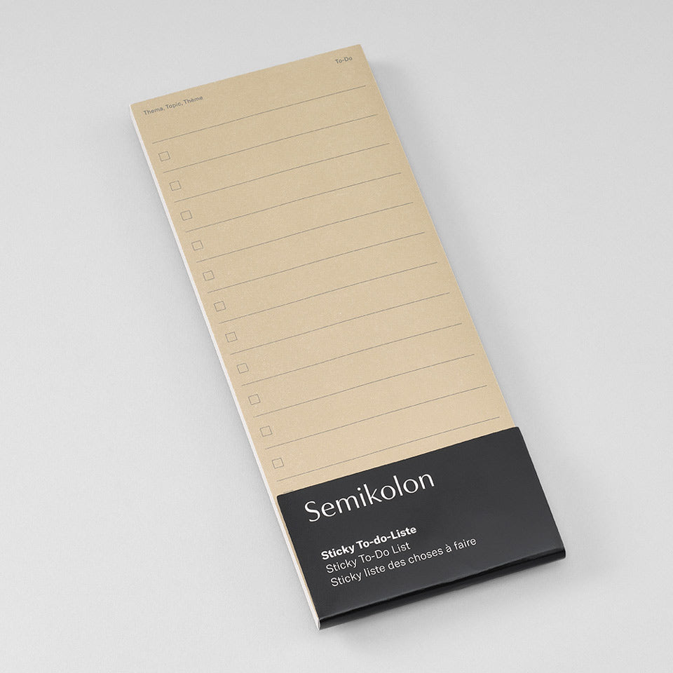Semikolon Sticky To-Do-Liste – Sticky Notes & Sticker