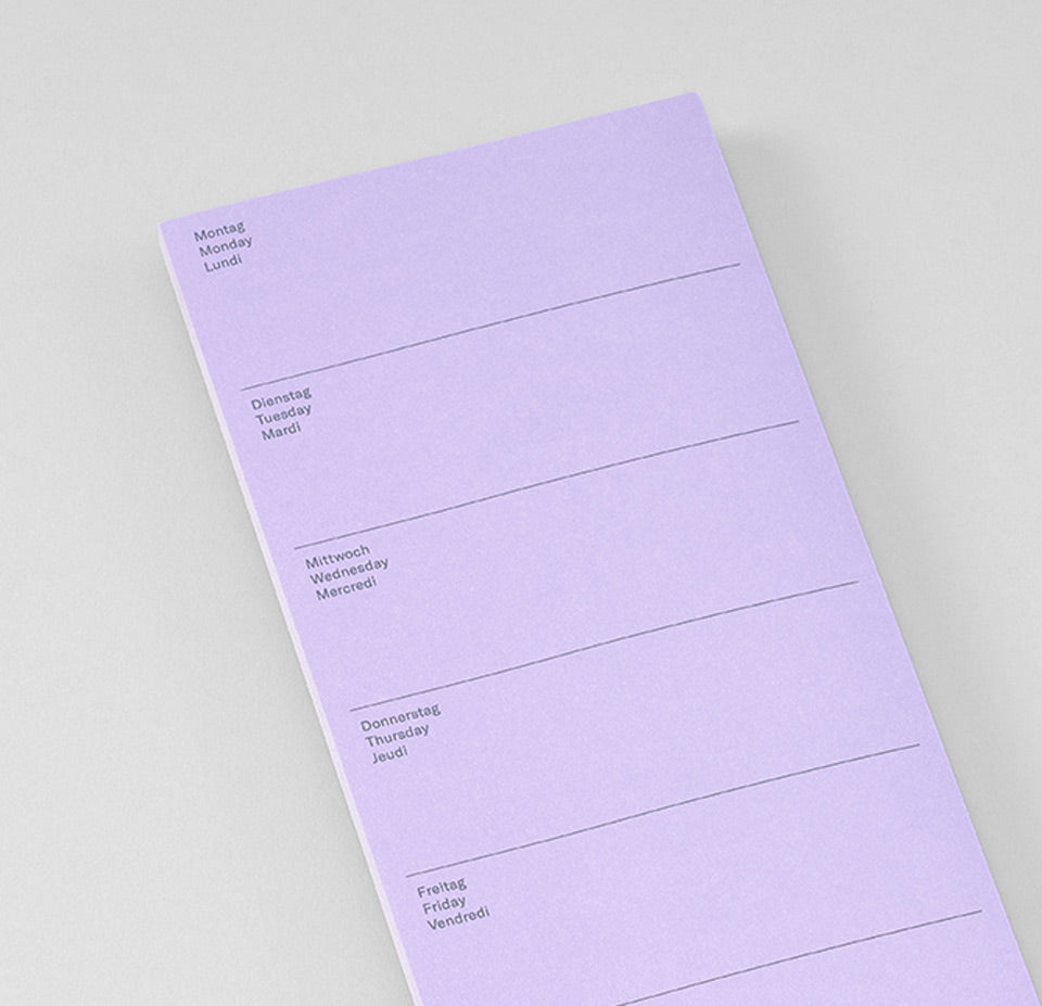 Semikolon Sticky Wochenplaner – Sticky Notes & Sticker