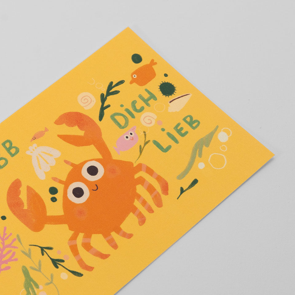 Slinga Postkarte Krabb Dich Lieb – Postkarten