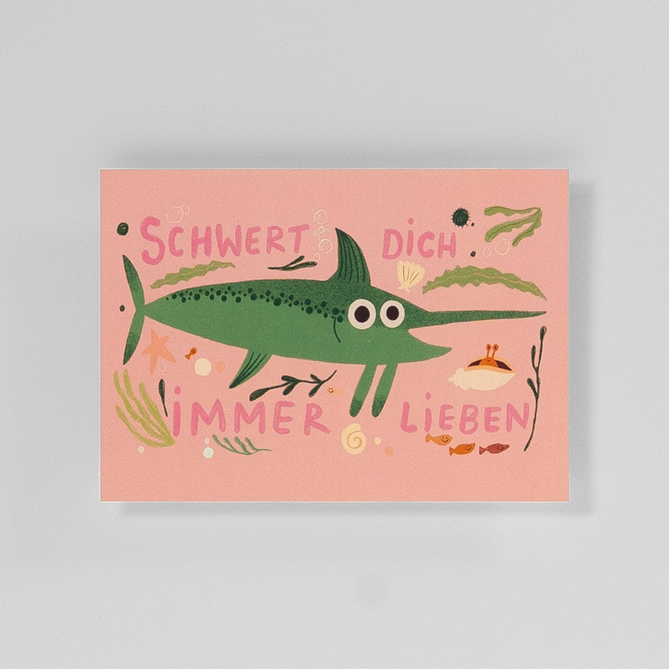 Slinga Postkarte Schwert Dich Immer Lieben – Postkarten
