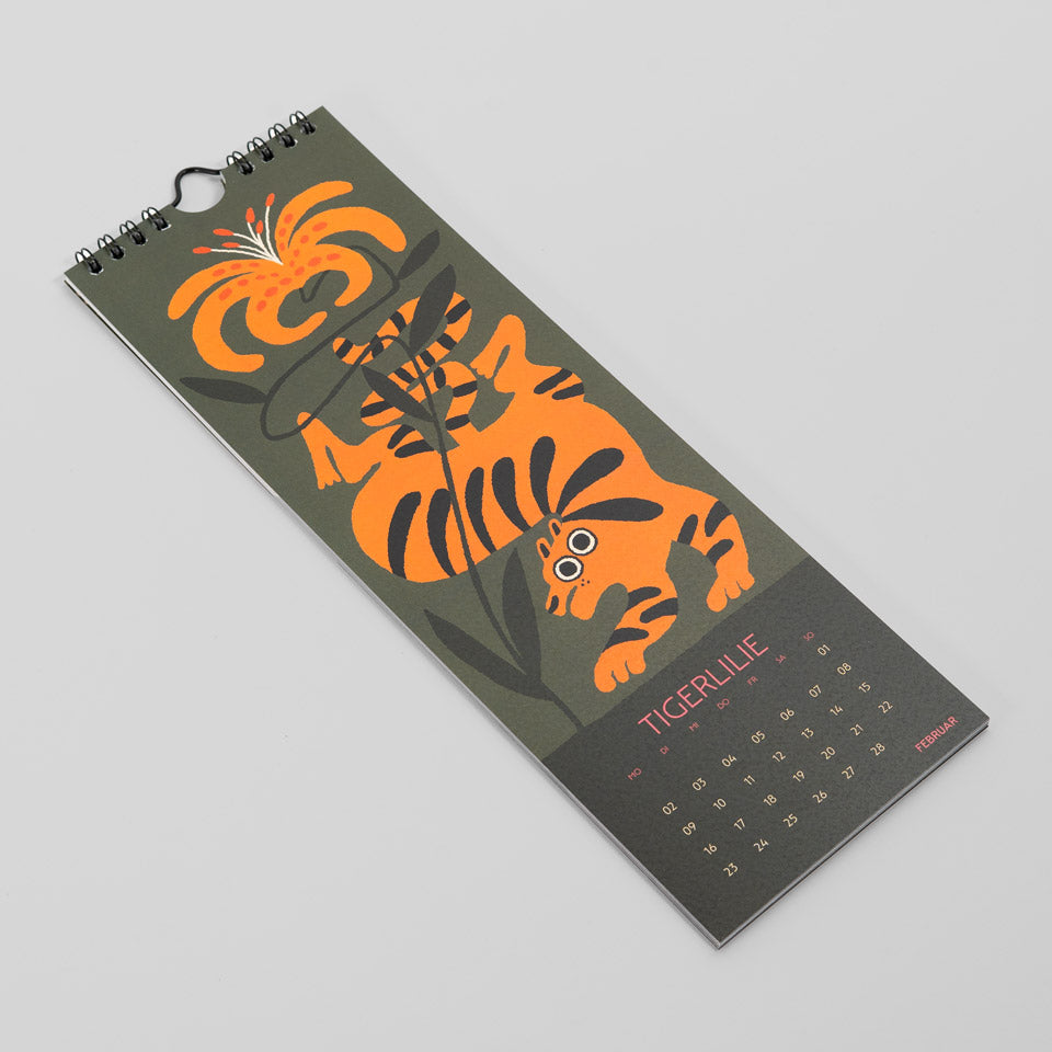 Slinga Flora & Fauna Wandkalender 2026 – Lustige Kalender