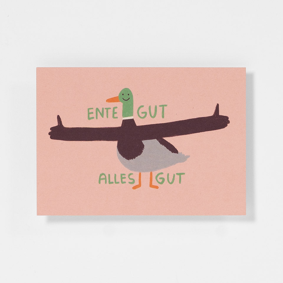 Slinga Postkarte Ente gut Daumen hoch – Postkarten