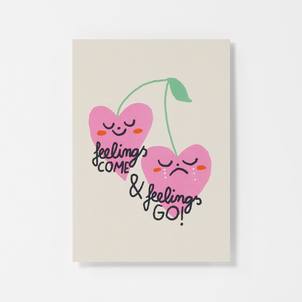 Slinga Postkarte Feelings come – Postkarten