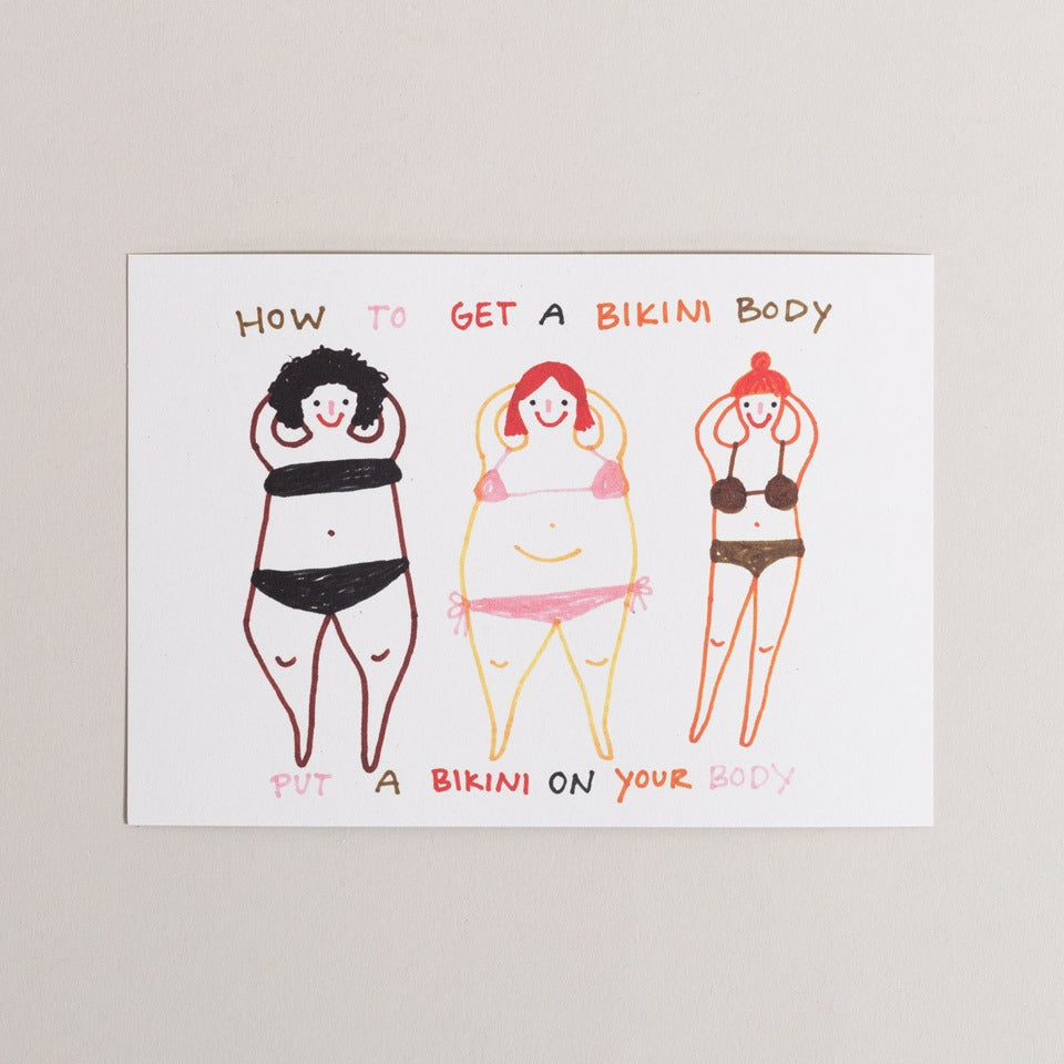 Slinga Postkarte Bikini – Postkarten