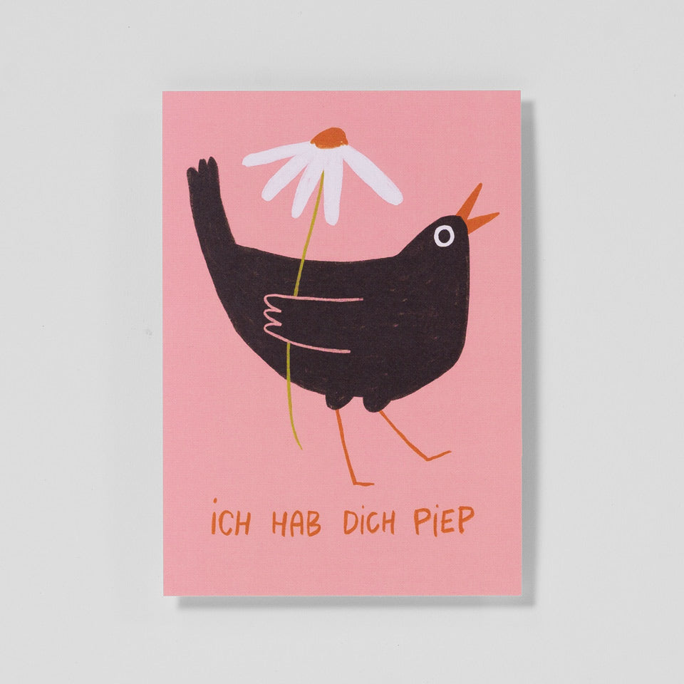 Slinga Postkarte Hab dich Piep – Postkarten