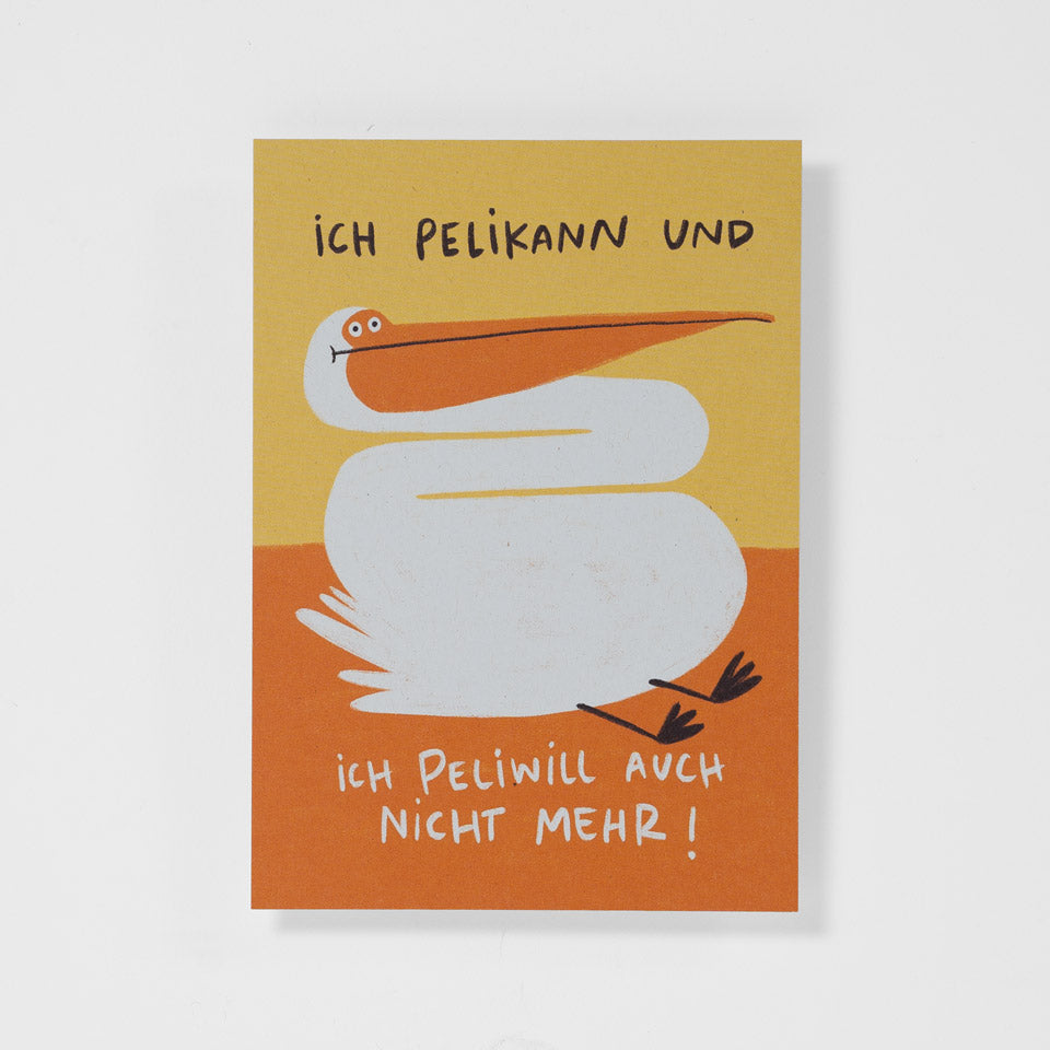 Slinga Postkarte Pelikann – Postkarten