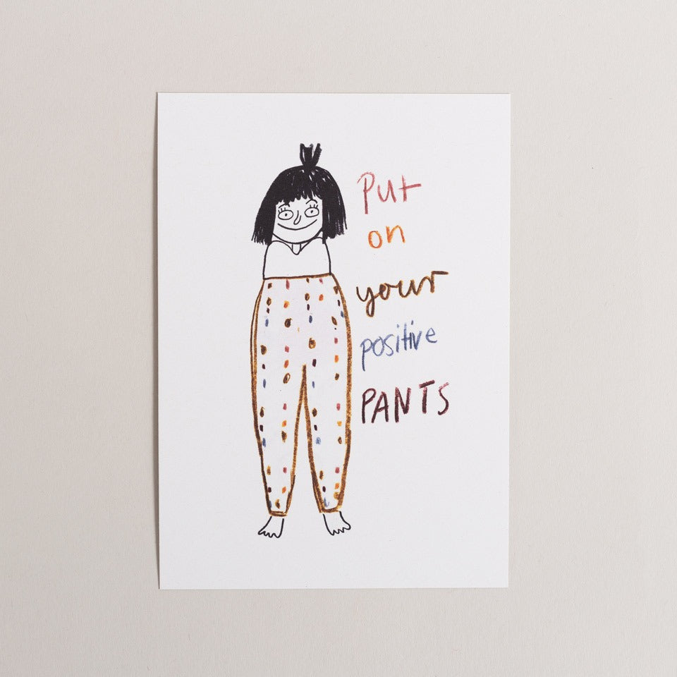 Slinga Postkarte Positive Pants – Postkarten