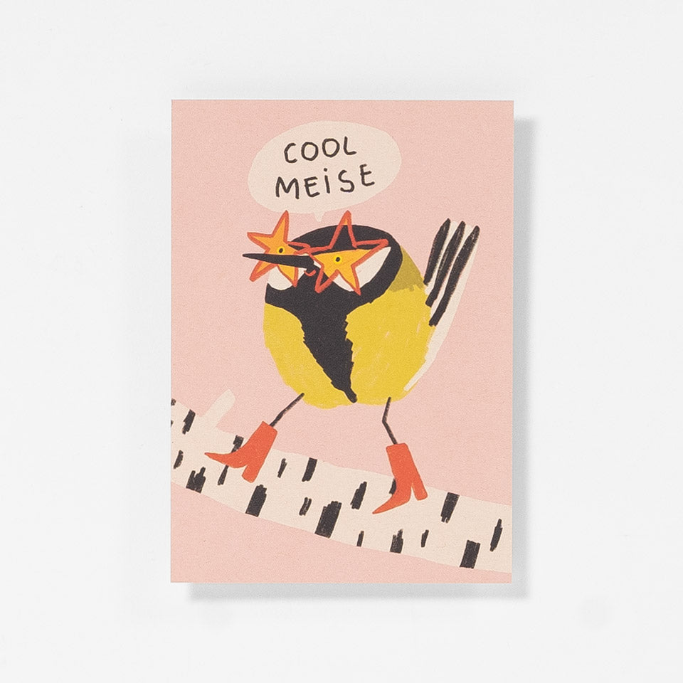 Slinga Postkarte Cool Meise – Postkarten