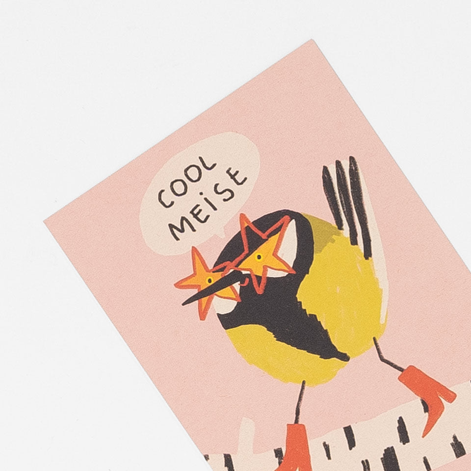 Slinga Postkarte Cool Meise – Postkarten