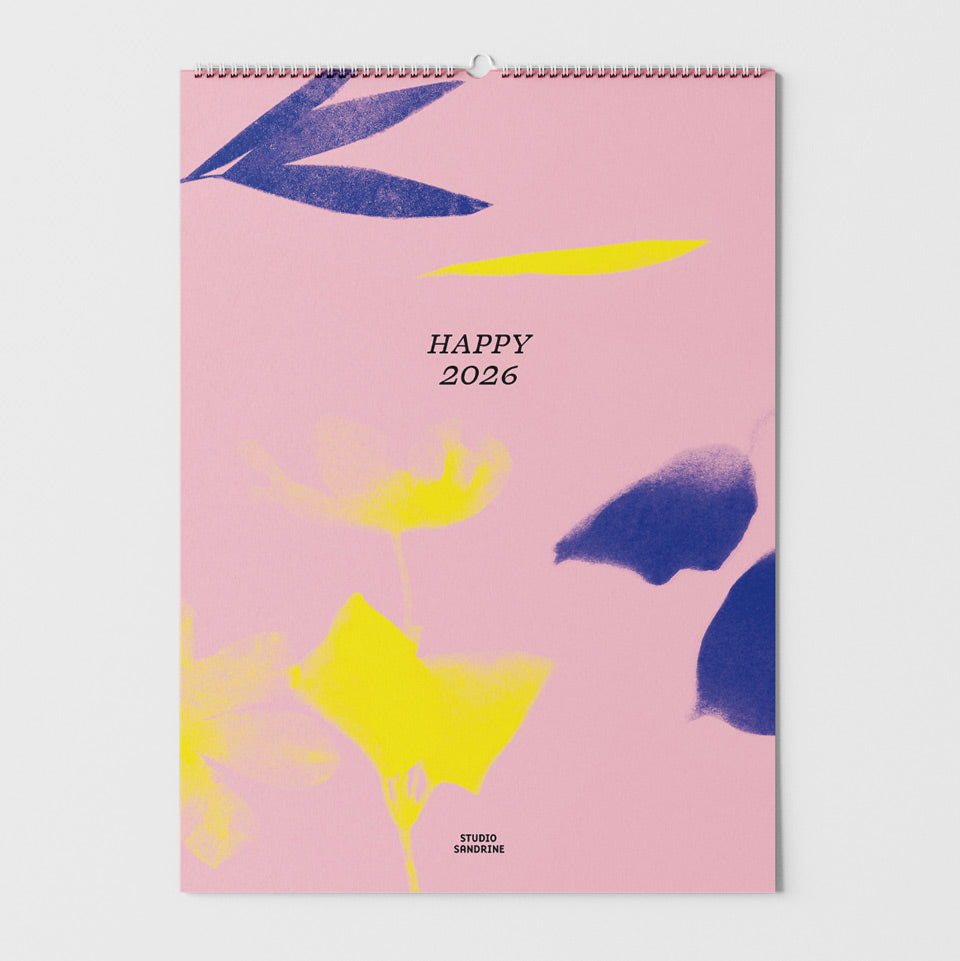 Studio Sandrine Familienkalender Happy 2026 A3 – Familienkalender