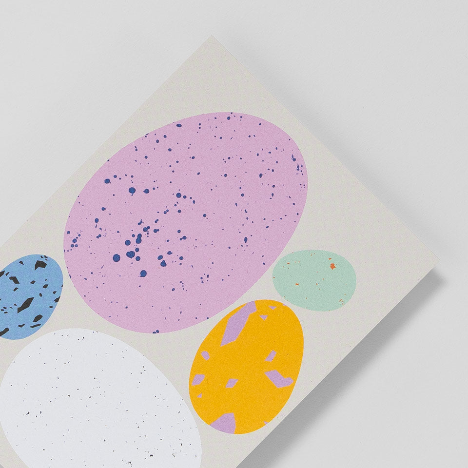 Studio Sandrine Postkarte Ostereier Sprenkel – Postkarten