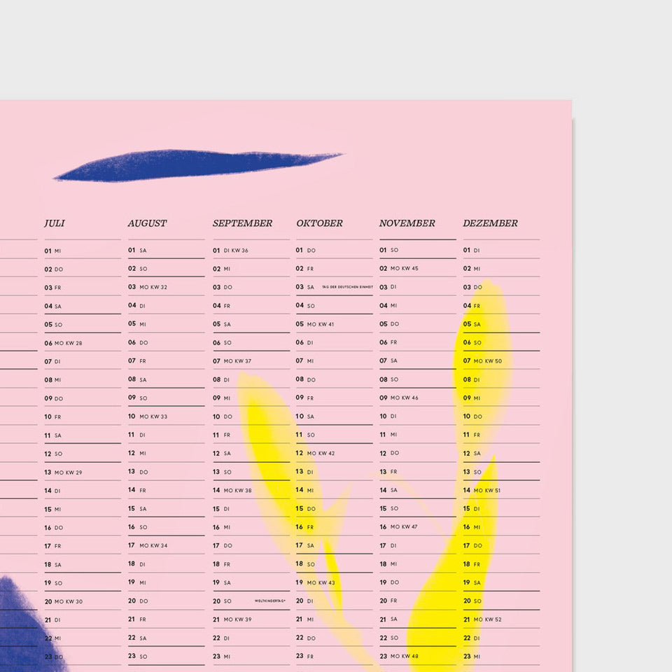 Studio Sandrine Wandkalender Happy 2026 A2 quer – Wandkalender