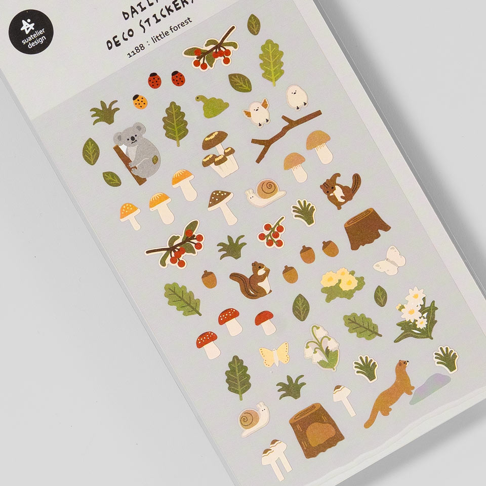 Suatelier Miniaufkleber 1188 Little Forest – Sticky Notes & Sticker