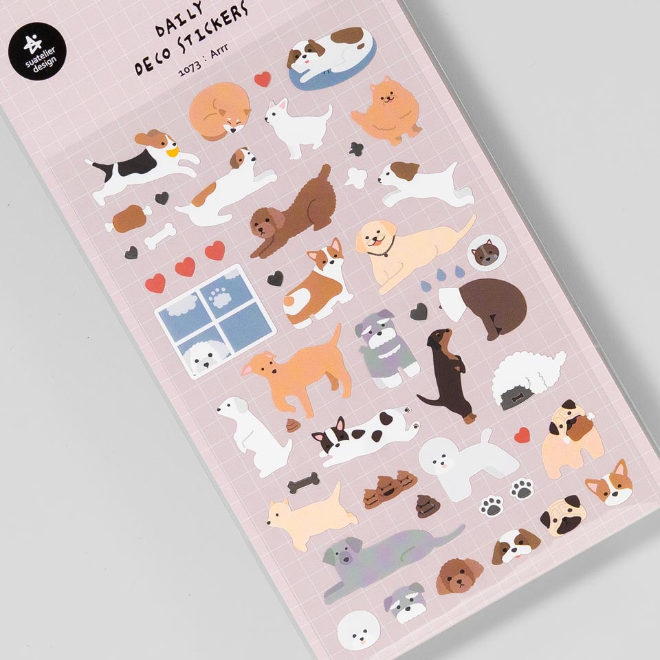 Suatelier Miniaufkleber 1073 Arrr Hunde – Sticky Notes & Sticker