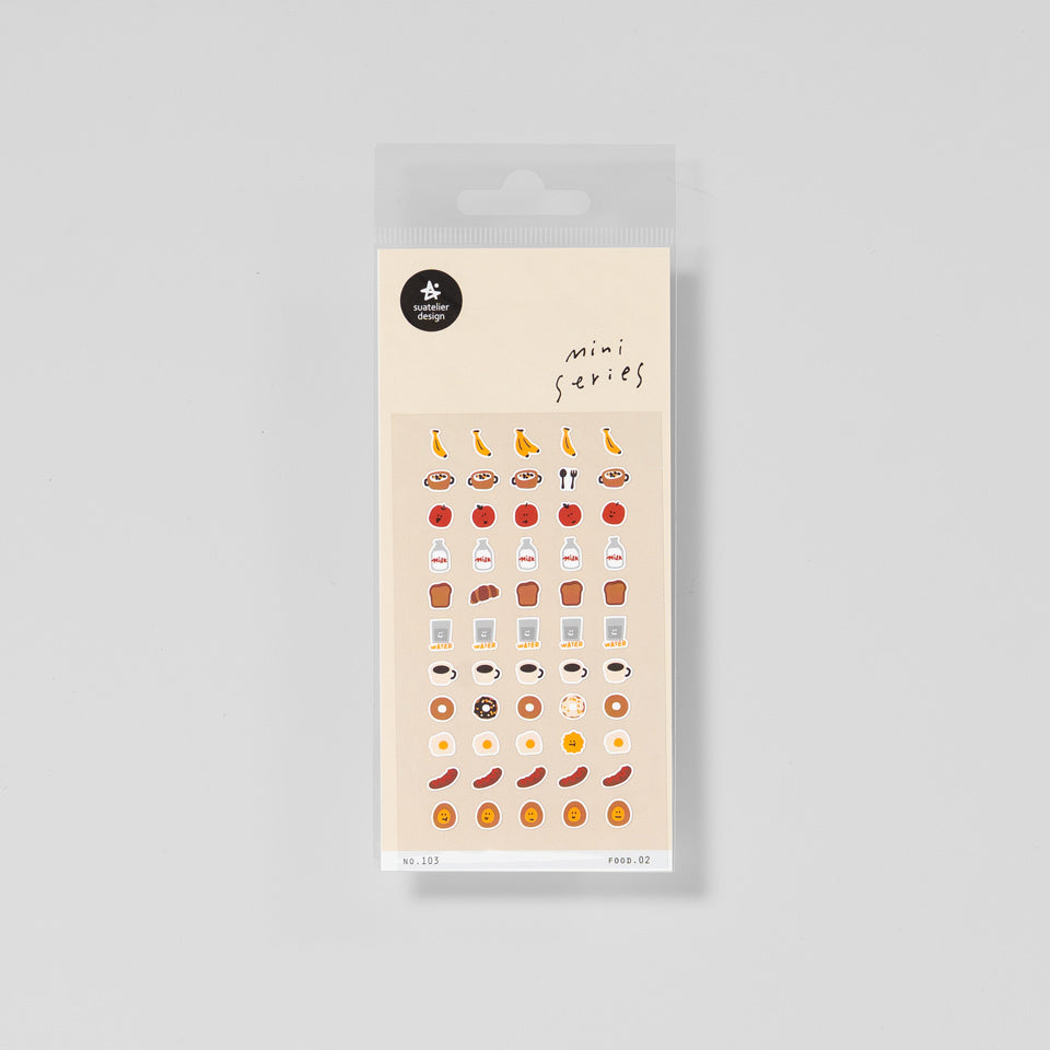 Suatelier Mini Series Aufkleber 103 Lebensmittel – Sticky Notes & Sticker
