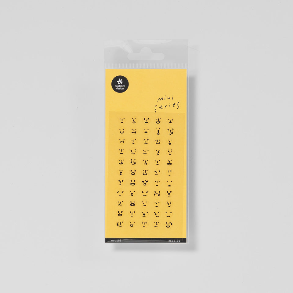 Suatelier Mini Series Aufkleber 105 Gesichter – Sticky Notes & Sticker