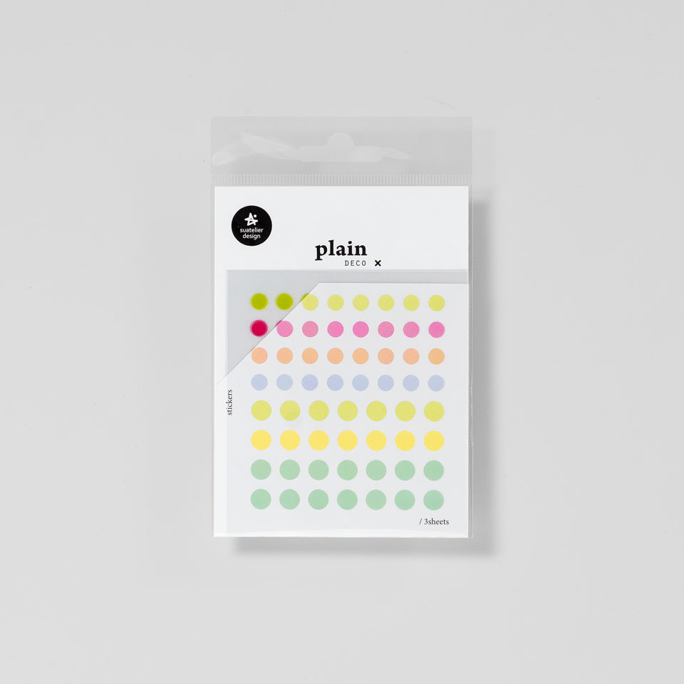 Suatelier Deco Sticker 1681 Bunte Klebepunkte – Sticky Notes & Sticker