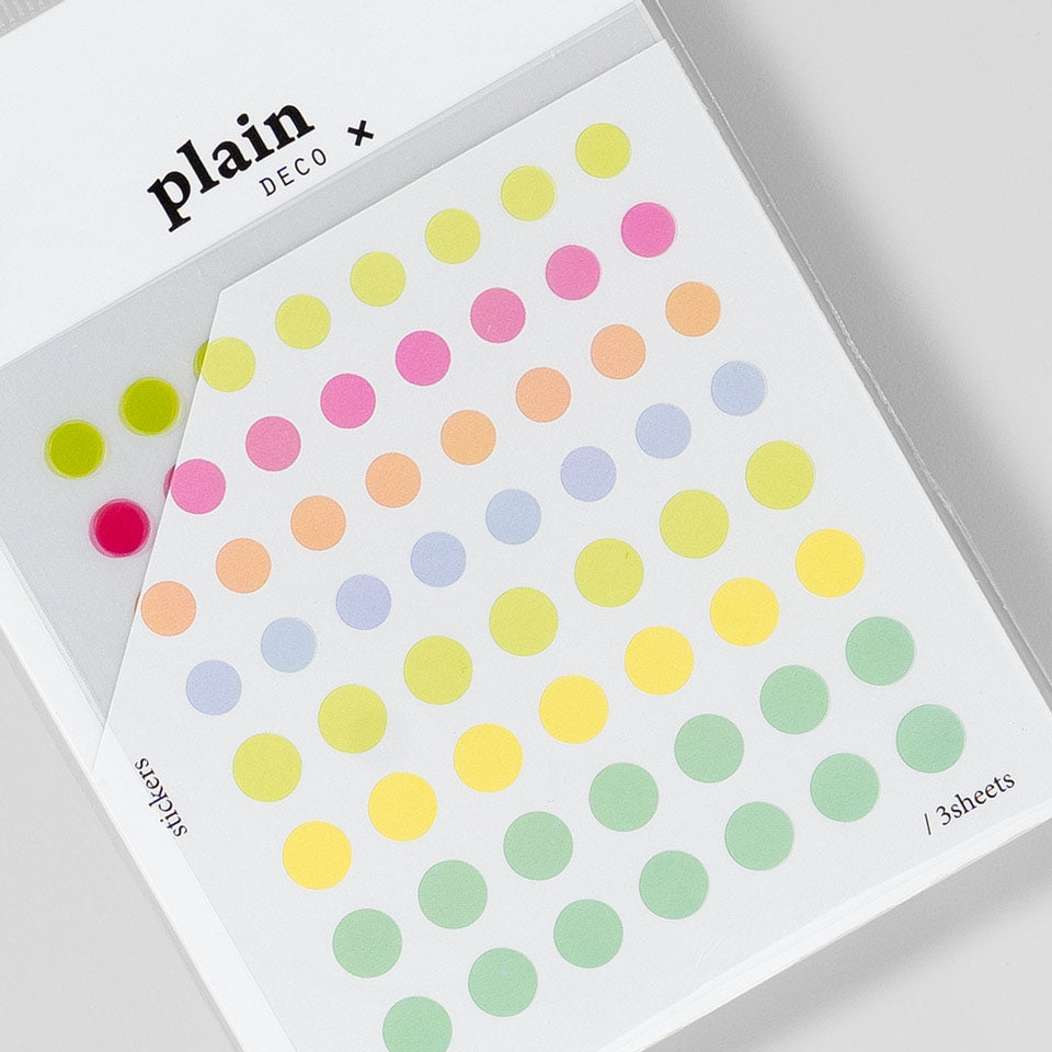 Suatelier Deco Sticker 1681 Bunte Klebepunkte – Sticky Notes & Sticker