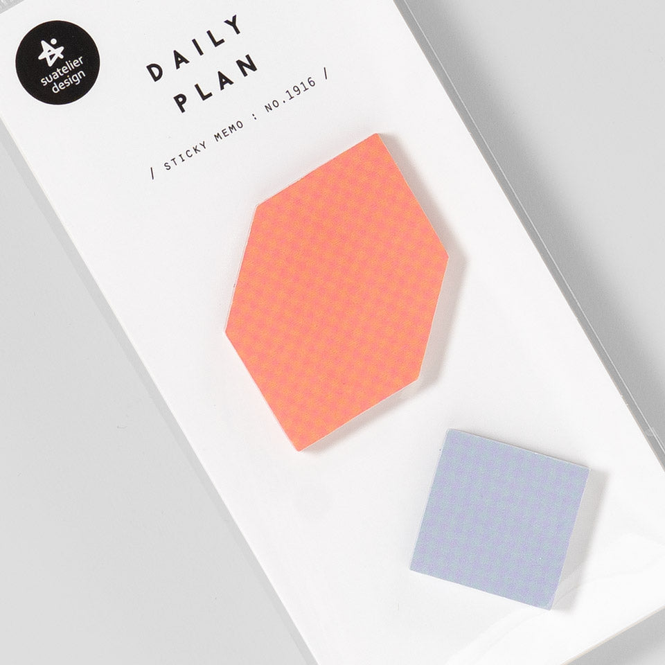 Suatelier Daily Plan Sticky Memo geometrisch 1916 – Sticky Notes & Sticker