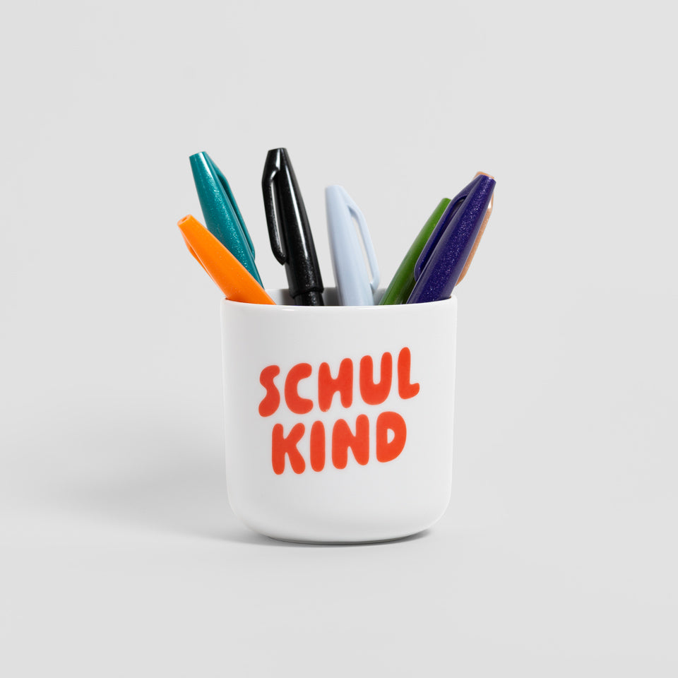 tinyday Becher Schulkind rot – Becher