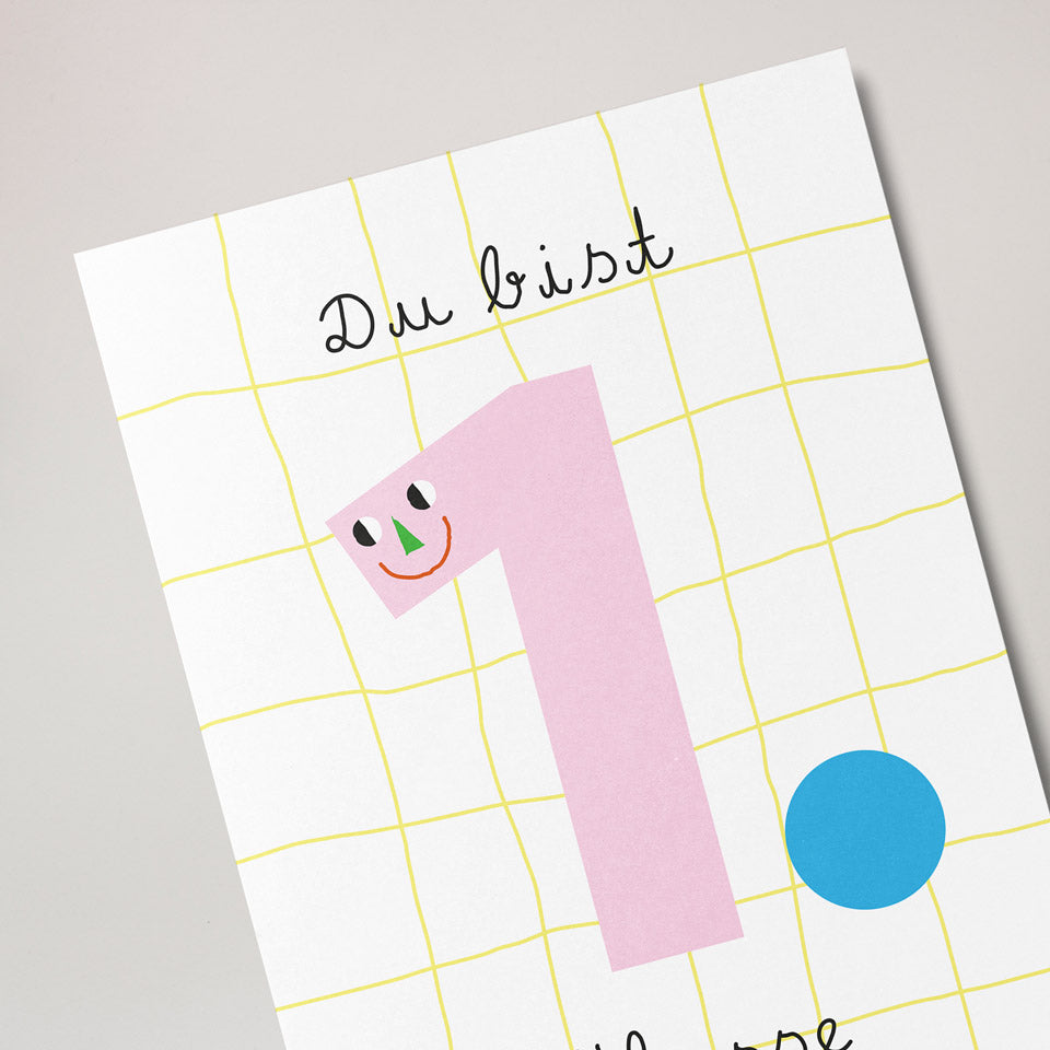 Unter Pinien Postkarte Du bist 1. Klasse – Postkarten
