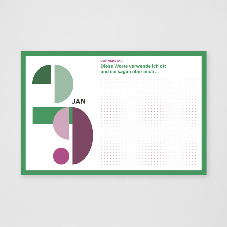 Journaling Kalender – 365 neue Seiten von dir