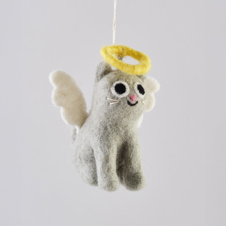 Wrap Filzanhänger Katze Gabby – Dekoration