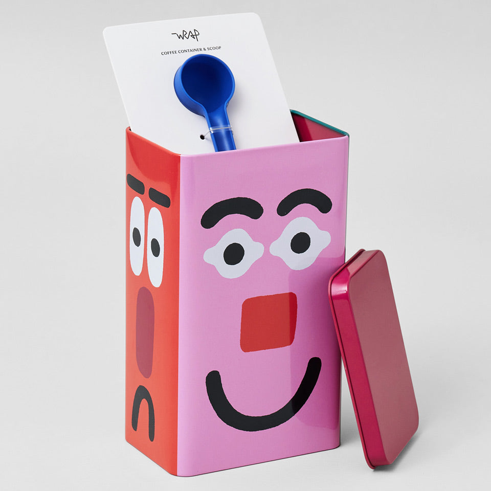 Wrap Kaffeedose Faces – Kisten, Schachteln & Boxen