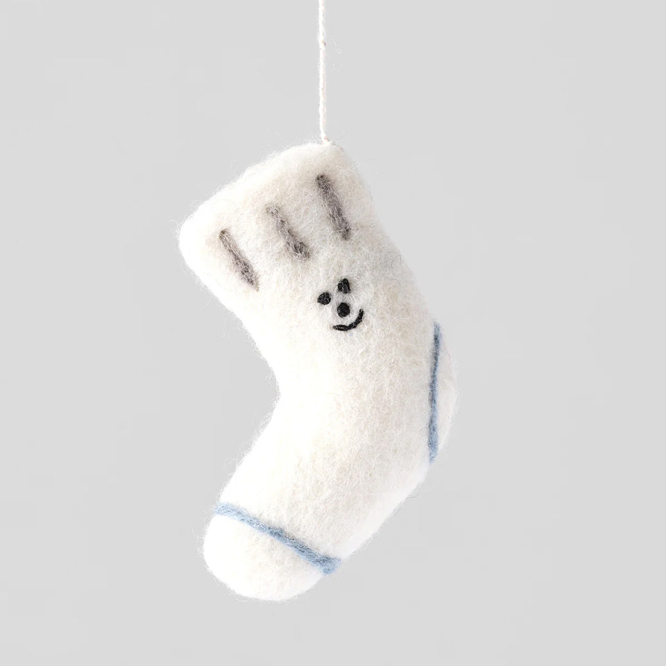 Wrap Filzanhänger Socke – Dekoration