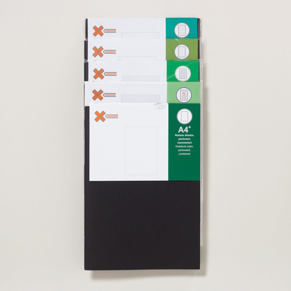 X17 A4 Notizbucheinlagen – X17 Notizbuchsystem