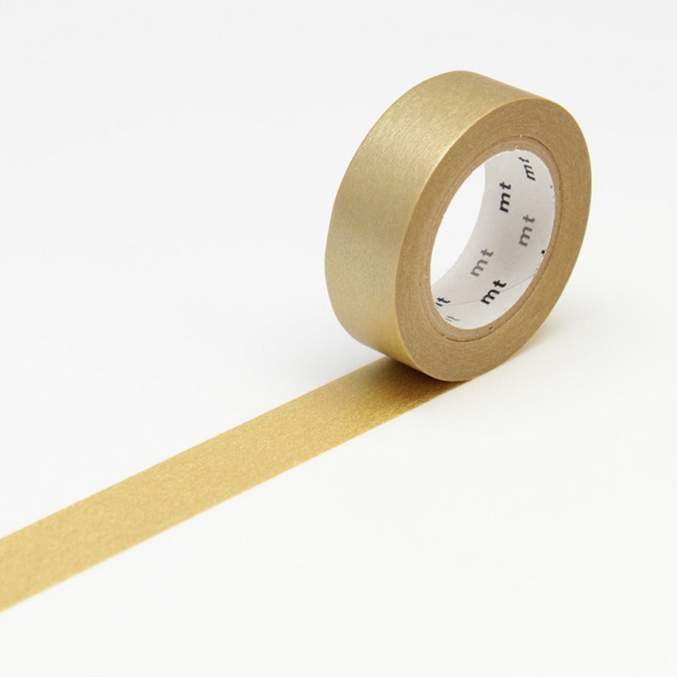 mt Masking Tape einfarbig in Gold, Aufsicht #Farbe_Gold