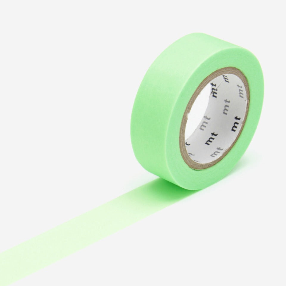 mt Masking Tape einfarbig in Shocking Green, Aufsicht #Farbe_Shocking Green